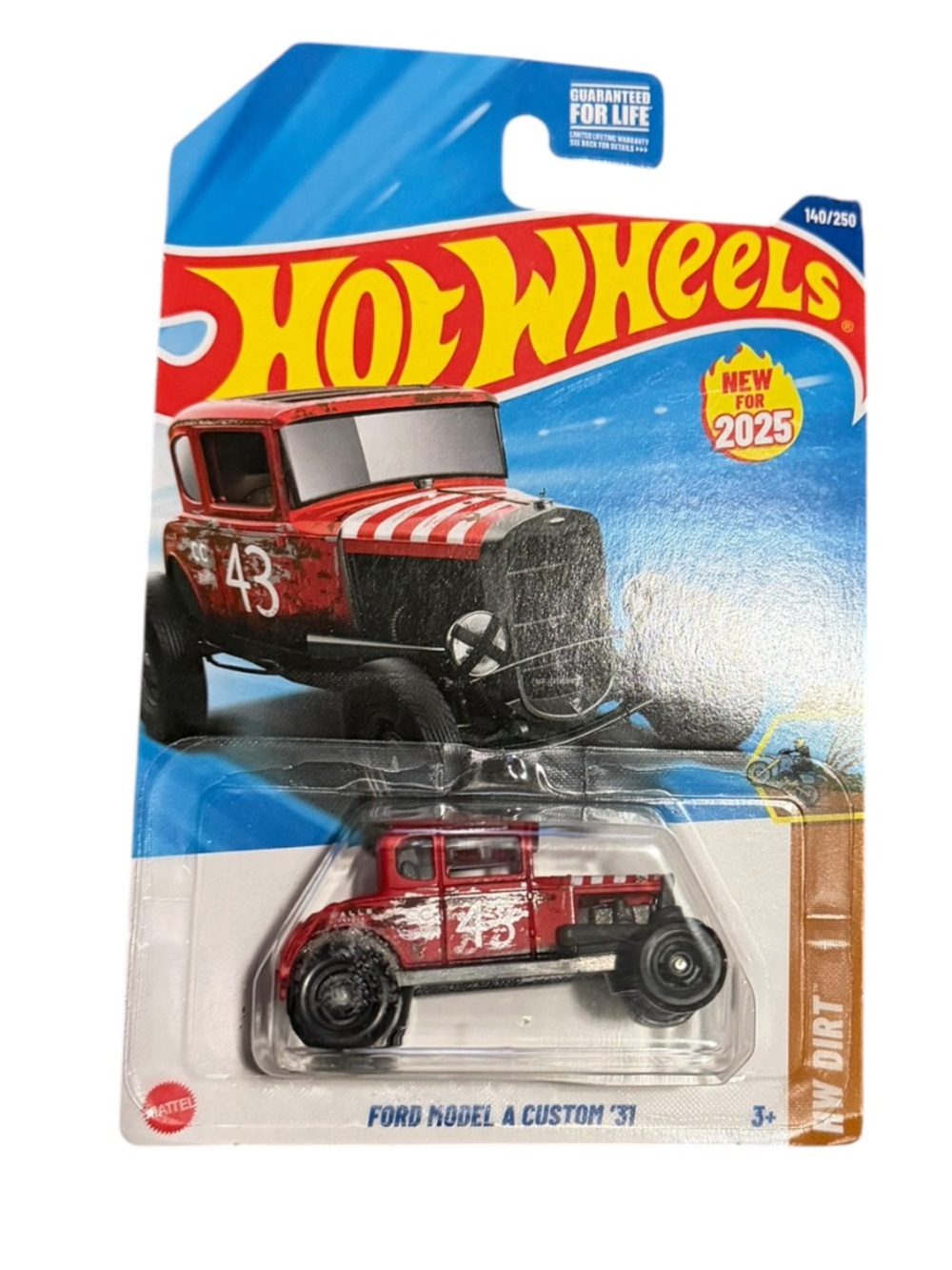 Hot Wheels Red Ford Model A Custom '31 Toy Car by Mattel
